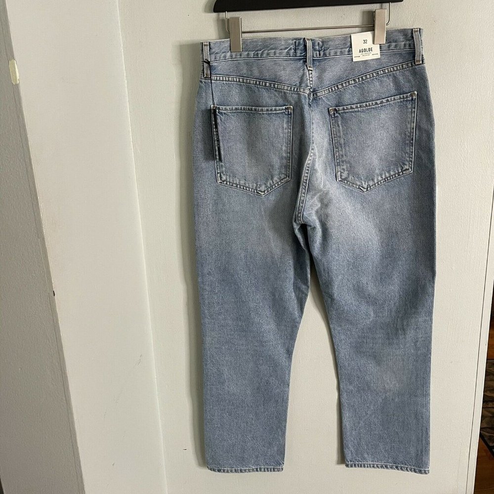 💙 AGOLDE Riley Hi Rise Straight Crop In Vision 32 💙 - Picture 7 of 7
